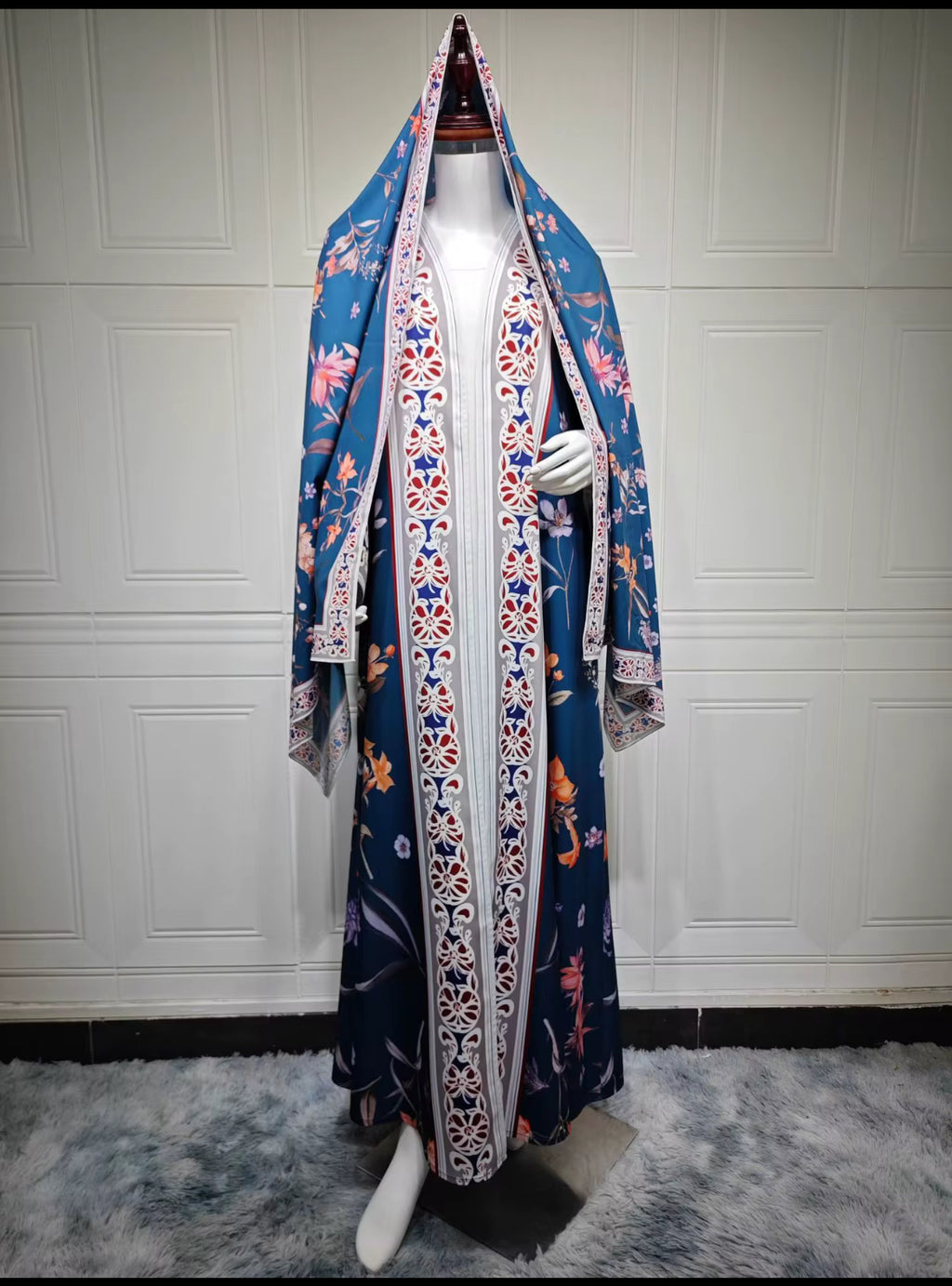 Blue abaya