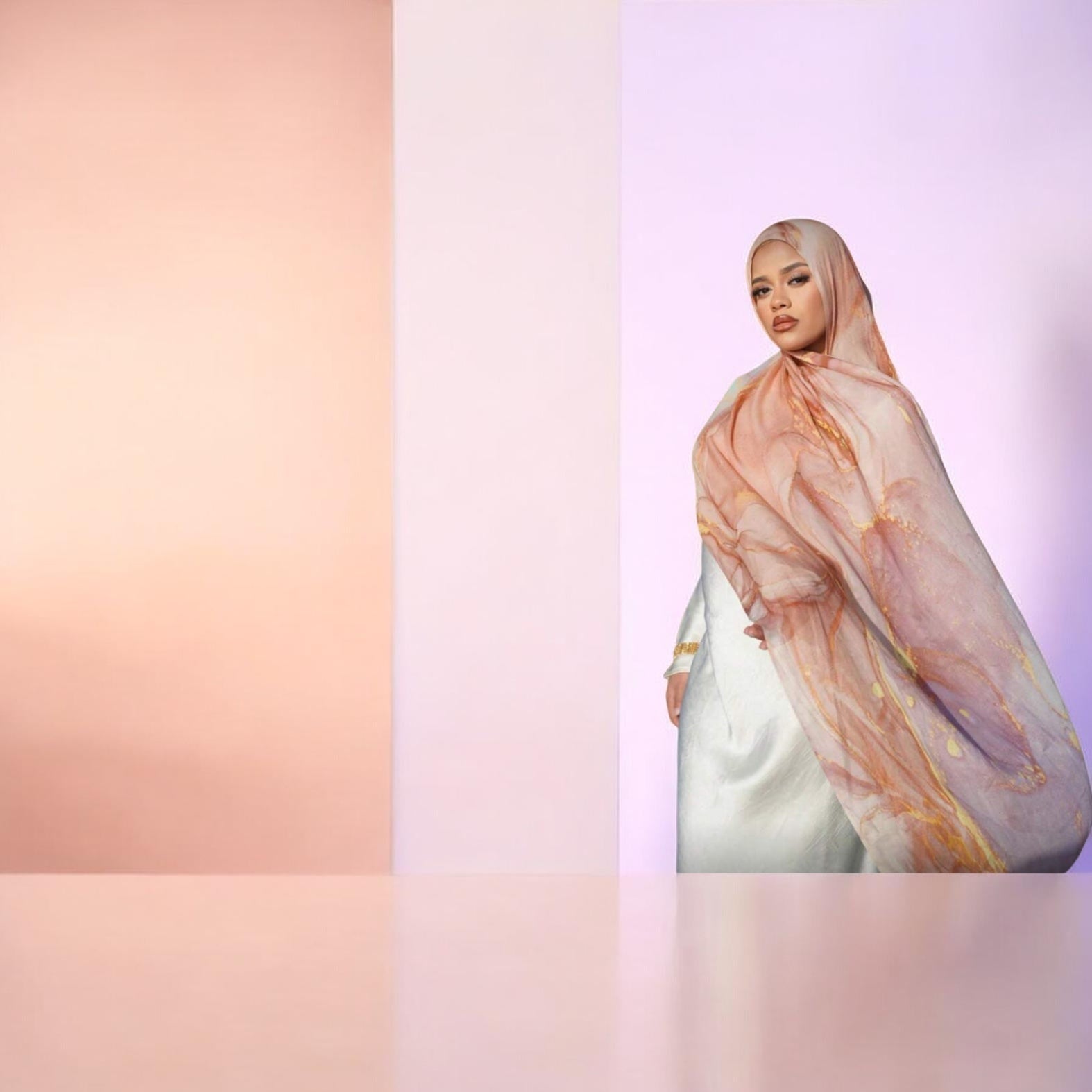 Our Ombré hijab style scarf